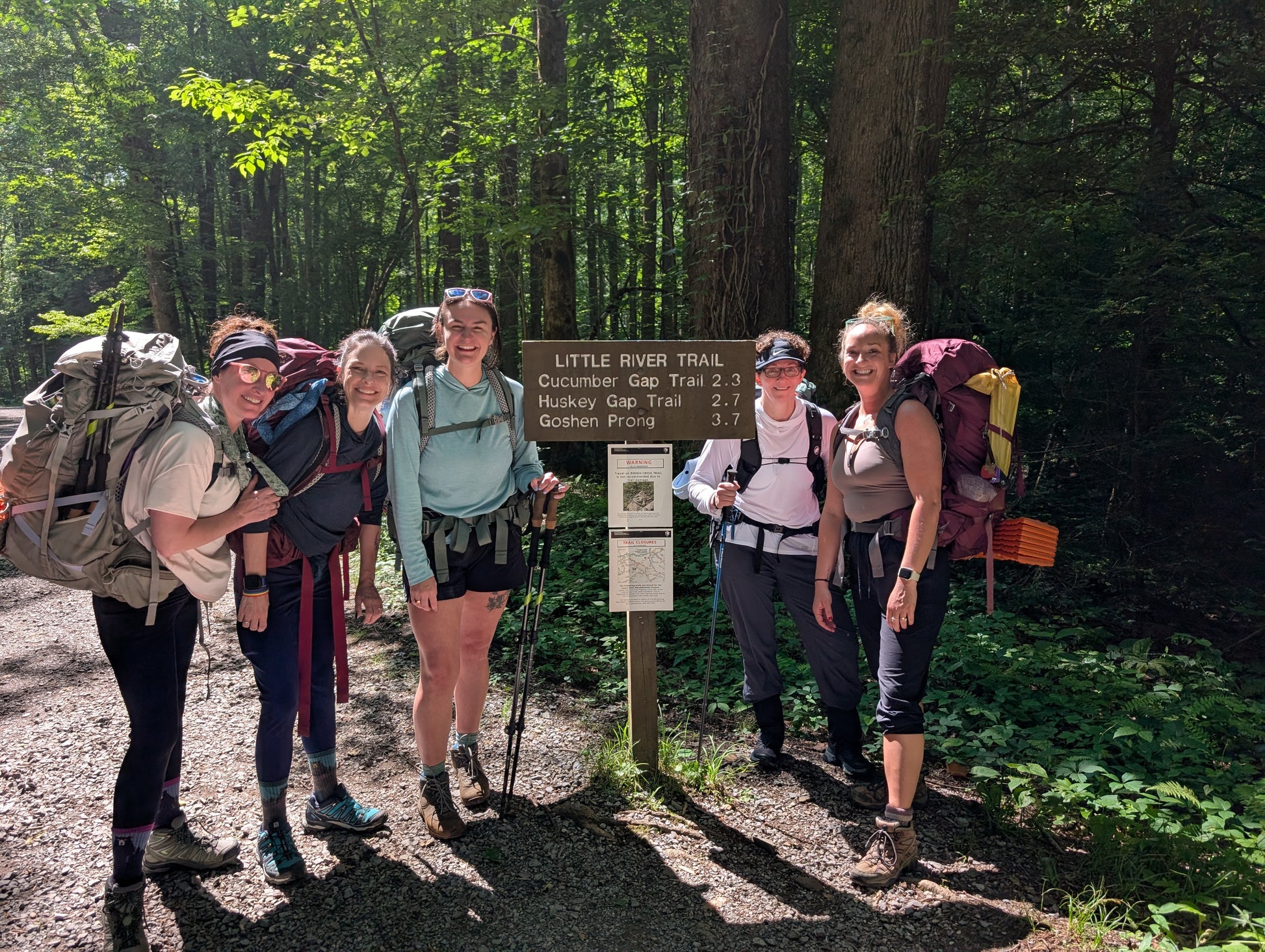 Women's Intro to Backpacking Trip- Great Smoky Mountains National